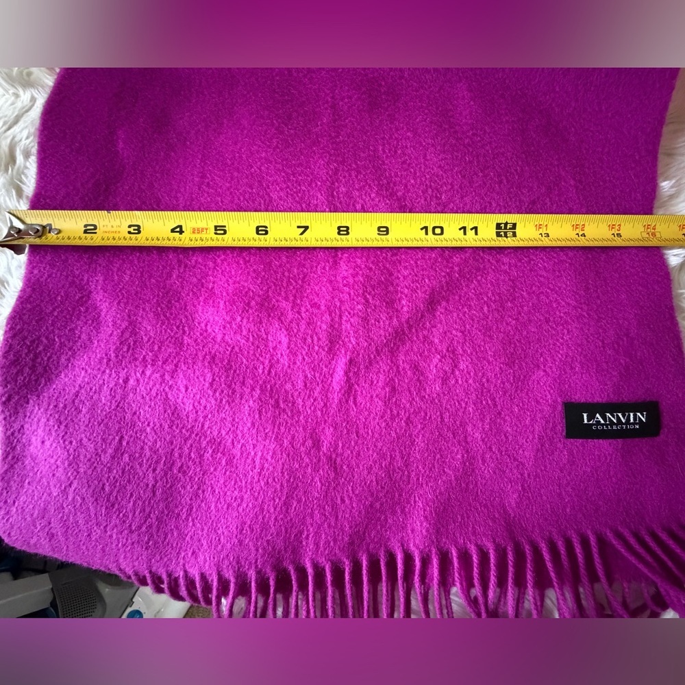 Lanvin Vibrant Pink Scarf - Chic Women's scarf - Picture 4 of 4